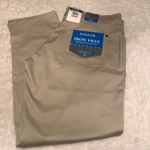 NWT sand HAGGAR pants, 32 x 29